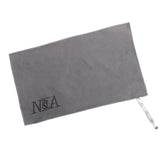 Maxbell Billiard Cue Towel Supplies Easy to Carry Cleaning for Tournament Party Home Gray