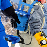 Maxbell Kids Ski and Snowboard Harness Trainer Ski Harness for Skating Winter Sports Blue