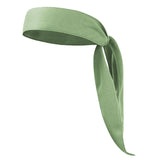 Maxbell Sweatband Hairband Moisture Wicking Head Tie for Tennis Working Out Athletic Green