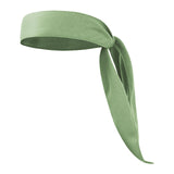 Maxbell Sweatband Hairband Moisture Wicking Head Tie for Tennis Working Out Athletic Green