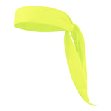 Maxbell Sweatband Hairband Moisture Wicking Head Tie for Tennis Working Out Athletic Yellow