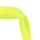 Maxbell Sweatband Hairband Moisture Wicking Head Tie for Tennis Working Out Athletic Yellow