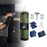 Maxbell PU Punching Bag Hanging Unfilled Punching Bag for Kids Home Gym Martial Arts Green 100cm