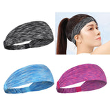 Maxbell Sports Headbands Anti Slip Elastic Sweatband for Soccer Exercise Working Out Gray
