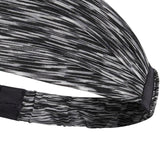 Maxbell Sports Headbands Anti Slip Elastic Sweatband for Soccer Exercise Working Out Gray