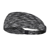 Maxbell Sports Headbands Anti Slip Elastic Sweatband for Soccer Exercise Working Out Gray