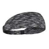 Maxbell Sports Headbands Anti Slip Elastic Sweatband for Soccer Exercise Working Out Gray