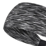 Maxbell Sports Headbands Anti Slip Elastic Sweatband for Soccer Exercise Working Out Gray