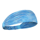 Maxbell Sports Headbands Anti Slip Elastic Sweatband for Soccer Exercise Working Out Blue