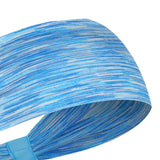 Maxbell Sports Headbands Anti Slip Elastic Sweatband for Soccer Exercise Working Out Blue