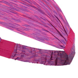 Maxbell Sports Headbands Anti Slip Elastic Sweatband for Soccer Exercise Working Out Rose Red
