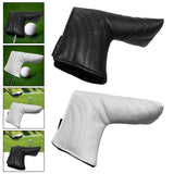 Maxbell Golf Club Cover Head Protector Soft Lining Waterproof Golf Putter Head Cover Black