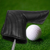 Maxbell Golf Club Cover Head Protector Soft Lining Waterproof Golf Putter Head Cover Black