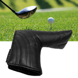 Maxbell Golf Club Cover Head Protector Soft Lining Waterproof Golf Putter Head Cover Black