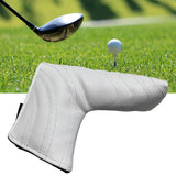 Maxbell Golf Club Cover Head Protector Soft Lining Waterproof Golf Putter Head Cover White