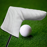 Maxbell Golf Club Cover Head Protector Soft Lining Waterproof Golf Putter Head Cover White