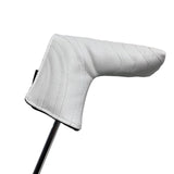 Maxbell Golf Club Cover Head Protector Soft Lining Waterproof Golf Putter Head Cover White