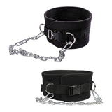 Maxbell Dip Belt with Chain Waist Support Gym Fitness Dipping Belt for Weightlifting Metal Buckle