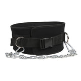 Maxbell Dip Belt with Chain Waist Support Gym Fitness Dipping Belt for Weightlifting Plastic Buckle