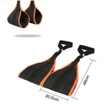 Maxbell Abdominal Trainer Belt Gym Heavy Duty Lightweight Exercise Durable Ab Straps Orange