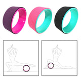 Maxbell Yoga Wheel Yoga Poses Auxiliary Exercise Muscle Wheel Soft Foam Yoga Roller Purple