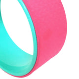 Maxbell Yoga Wheel Yoga Poses Auxiliary Exercise Muscle Wheel Soft Foam Yoga Roller Pink