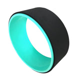 Maxbell Yoga Wheel Yoga Poses Auxiliary Exercise Muscle Wheel Soft Foam Yoga Roller Black