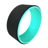 Maxbell Yoga Wheel Yoga Poses Auxiliary Exercise Muscle Wheel Soft Foam Yoga Roller Black