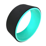 Maxbell Yoga Wheel Yoga Poses Auxiliary Exercise Muscle Wheel Soft Foam Yoga Roller Black