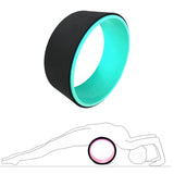 Maxbell Yoga Wheel Yoga Poses Auxiliary Exercise Muscle Wheel Soft Foam Yoga Roller Black