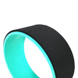 Maxbell Yoga Wheel Yoga Poses Auxiliary Exercise Muscle Wheel Soft Foam Yoga Roller Black