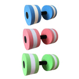 Maxbell Aquatic Dumbbell Hand Bar Water Aerobics Workouts Aquatic Exercise Dumbbells Blue