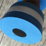 Maxbell Aquatic Dumbbell Hand Bar Water Aerobics Workouts Aquatic Exercise Dumbbells Blue