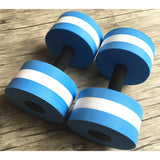 Maxbell Aquatic Dumbbell Hand Bar Water Aerobics Workouts Aquatic Exercise Dumbbells Blue