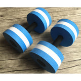 Maxbell Aquatic Dumbbell Hand Bar Water Aerobics Workouts Aquatic Exercise Dumbbells Blue
