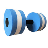 Maxbell Aquatic Dumbbell Hand Bar Water Aerobics Workouts Aquatic Exercise Dumbbells Blue