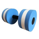 Maxbell Aquatic Dumbbell Hand Bar Water Aerobics Workouts Aquatic Exercise Dumbbells Blue