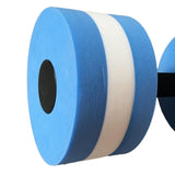 Maxbell Aquatic Dumbbell Hand Bar Water Aerobics Workouts Aquatic Exercise Dumbbells Blue