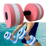 Maxbell Aquatic Dumbbell Hand Bar Water Aerobics Workouts Aquatic Exercise Dumbbells Pink