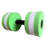 Maxbell Aquatic Dumbbell Hand Bar Water Aerobics Workouts Aquatic Exercise Dumbbells Green