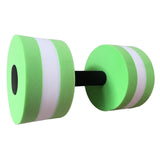 Maxbell Aquatic Dumbbell Hand Bar Water Aerobics Workouts Aquatic Exercise Dumbbells Green