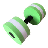 Maxbell Aquatic Dumbbell Hand Bar Water Aerobics Workouts Aquatic Exercise Dumbbells Green