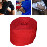 Maxbell Boxing Hand Wraps Adults Kids Wrist Wraps for Taekwondo Muay Thai Kickboxing Red