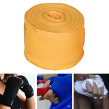 Maxbell Boxing Hand Wraps Adults Kids Wrist Wraps for Taekwondo Muay Thai Kickboxing Yellow