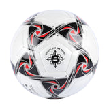 Maxbell Soccer Ball PU Premium Futsal Football Ball for Girls Boys Child Kids Adults white