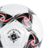 Maxbell Soccer Ball PU Premium Futsal Football Ball for Girls Boys Child Kids Adults white