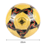 Maxbell Soccer Ball PU Premium Futsal Football Ball for Girls Boys Child Kids Adults yellow