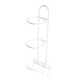 Maxbell Basketball Ball Storage Rack Sturdy Basketball Football Stand for Basketball White