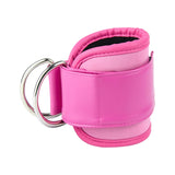 Maxbell Ankle Strap Workout Leg Strap for Leg Strength Training Fitness Hip Exercise Pink