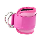 Maxbell Ankle Strap Workout Leg Strap for Leg Strength Training Fitness Hip Exercise Pink